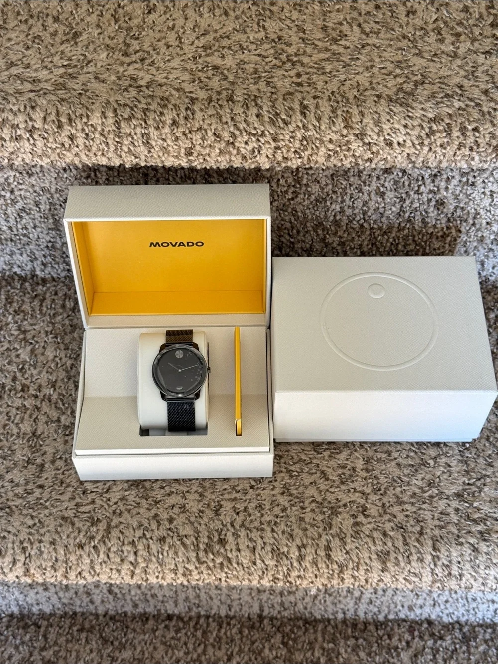 Movado Bold quartz Black Mesh Men's Watch